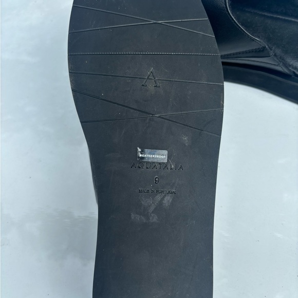 Aquatalia, size 9, black soft leather mule. - Picture 8 of 8
